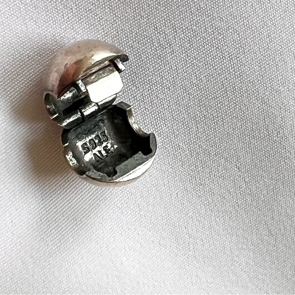 Pandora Clip Charm Solid Bead Spacer - image 2